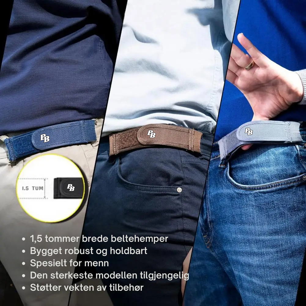 BeltBuddy™ - Spennfritt Belte for Maksimal Komfort og Frihet